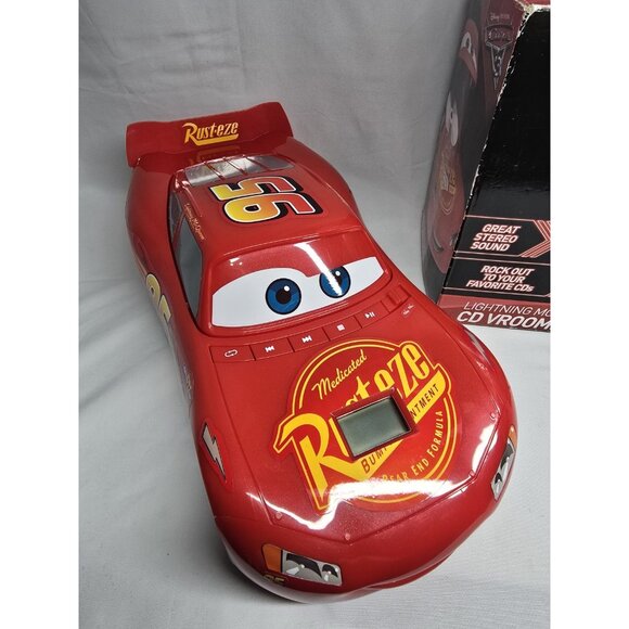 Lightning McQueen CD VROOMBOX CARS 3 Disney Pixar NEW/OPEN BOX ITEM Rare - Picture 2 of 13
